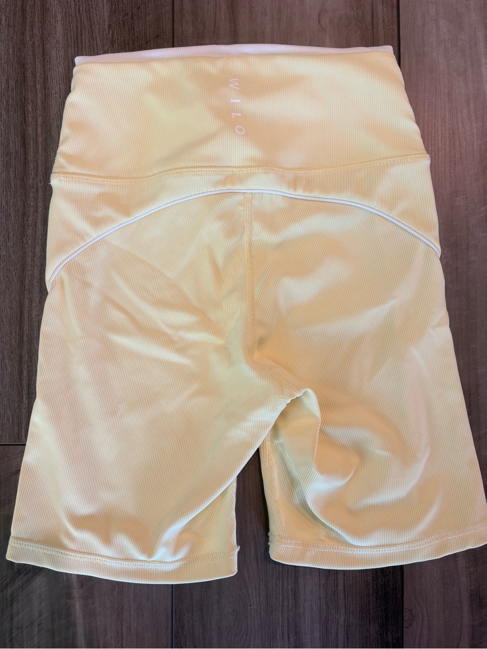 Wilo Double Band Ribbed Biker Shorts